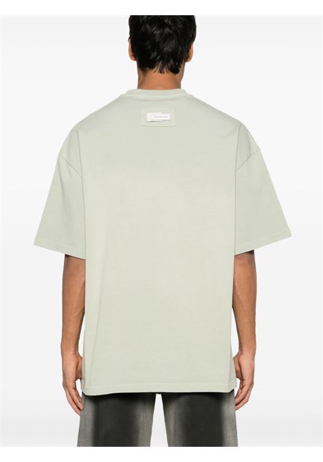 Green Sandwash T-shirt Feng chen wang - men FENG CHEN WANG | FUS19TS07CYN